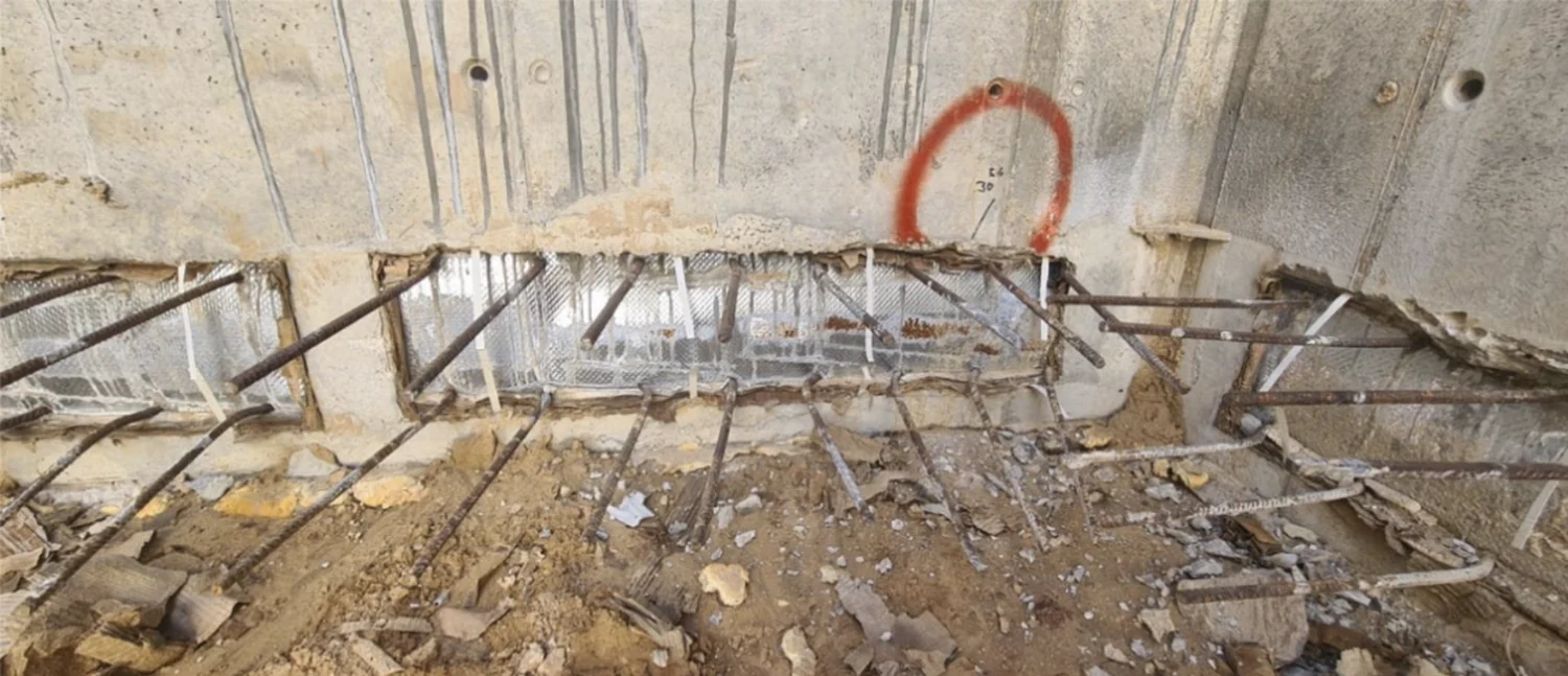 הקוצים לאחר פתיחת הקופסאות ויישורם להמשך היציקה